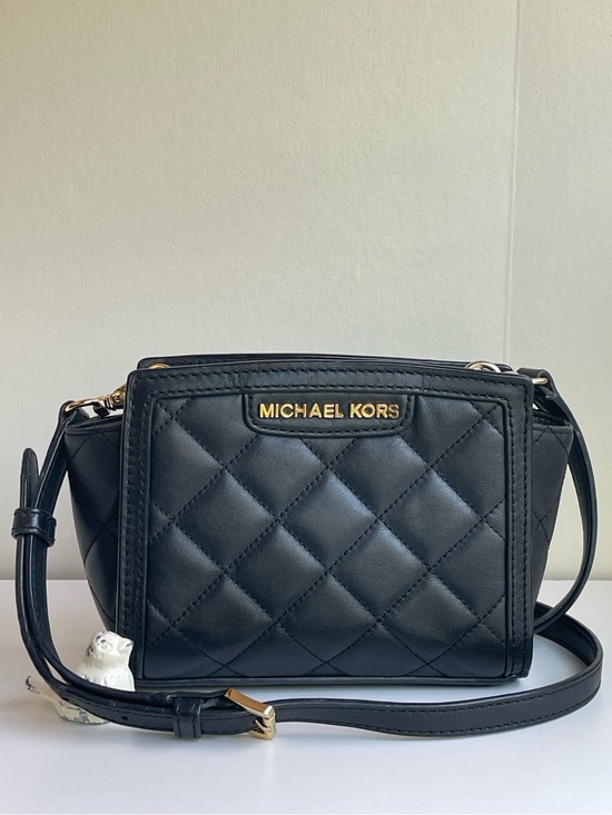 Michael Kors Handbags - Michael Kors Selma Quilted Leather Small Crossbody Bag